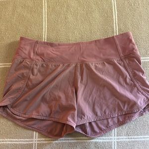 Lululemon Speed up short, 4”, mid rise, size 8